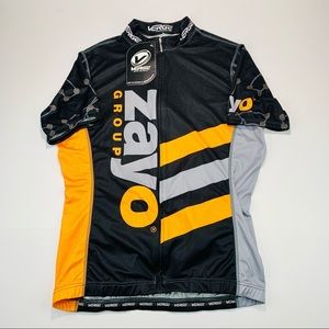 Verge Sport cycling jersey Finishers jersey 3 pocket black NEW women size XL